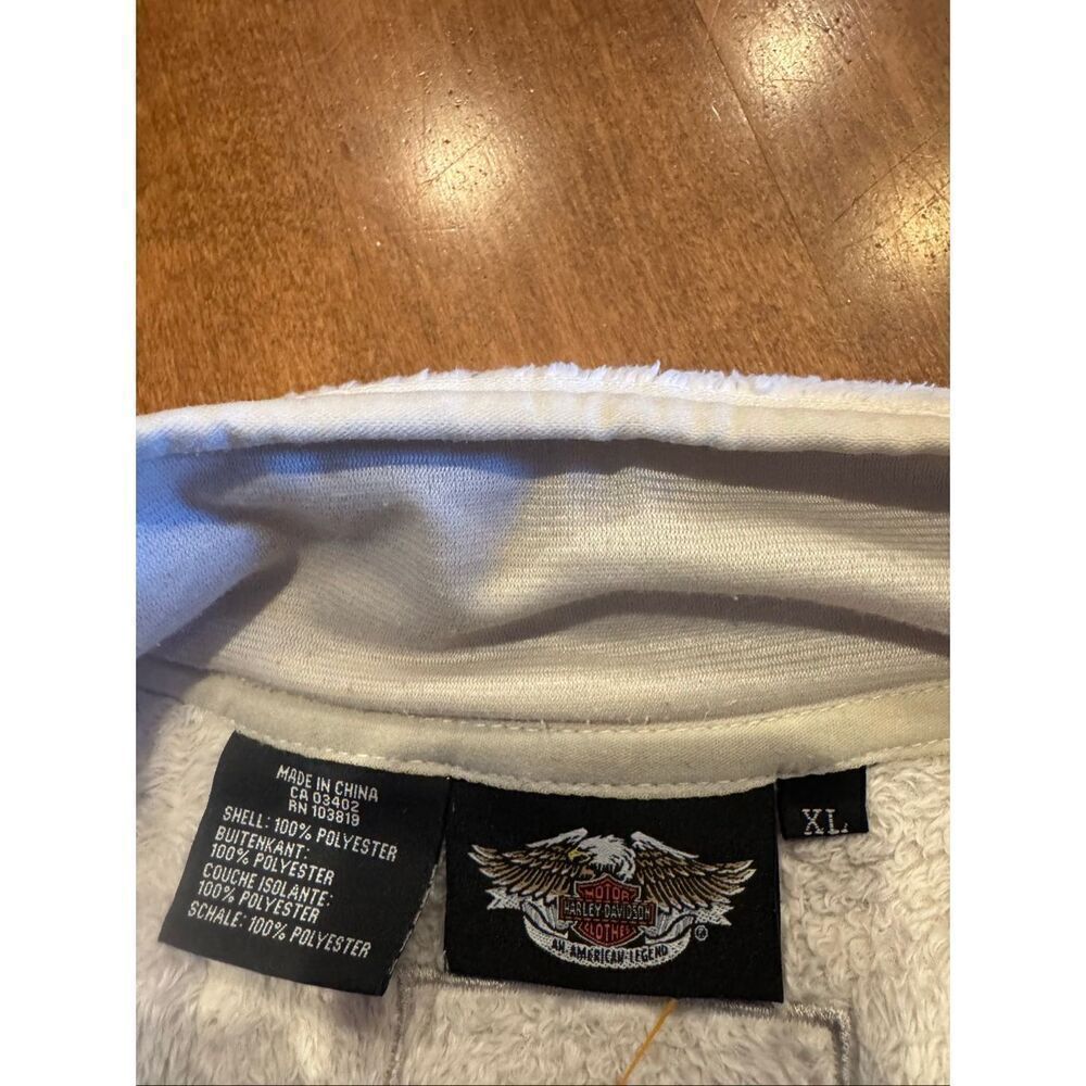 Woman’s Harley Davidson warm soft fleece vest size XL - Picture 3 of 4